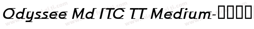Odyssee Md ITC TT Medium字体转换
